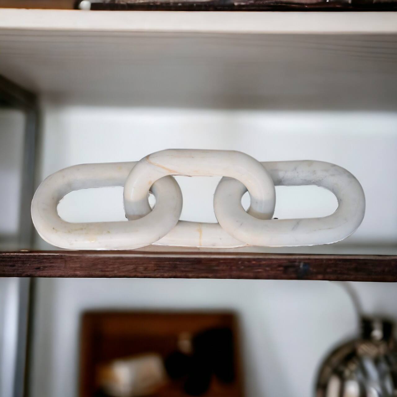 Angle. Artisan Furniture - Artisan Furniture Decorative Marble Chain , Grey.