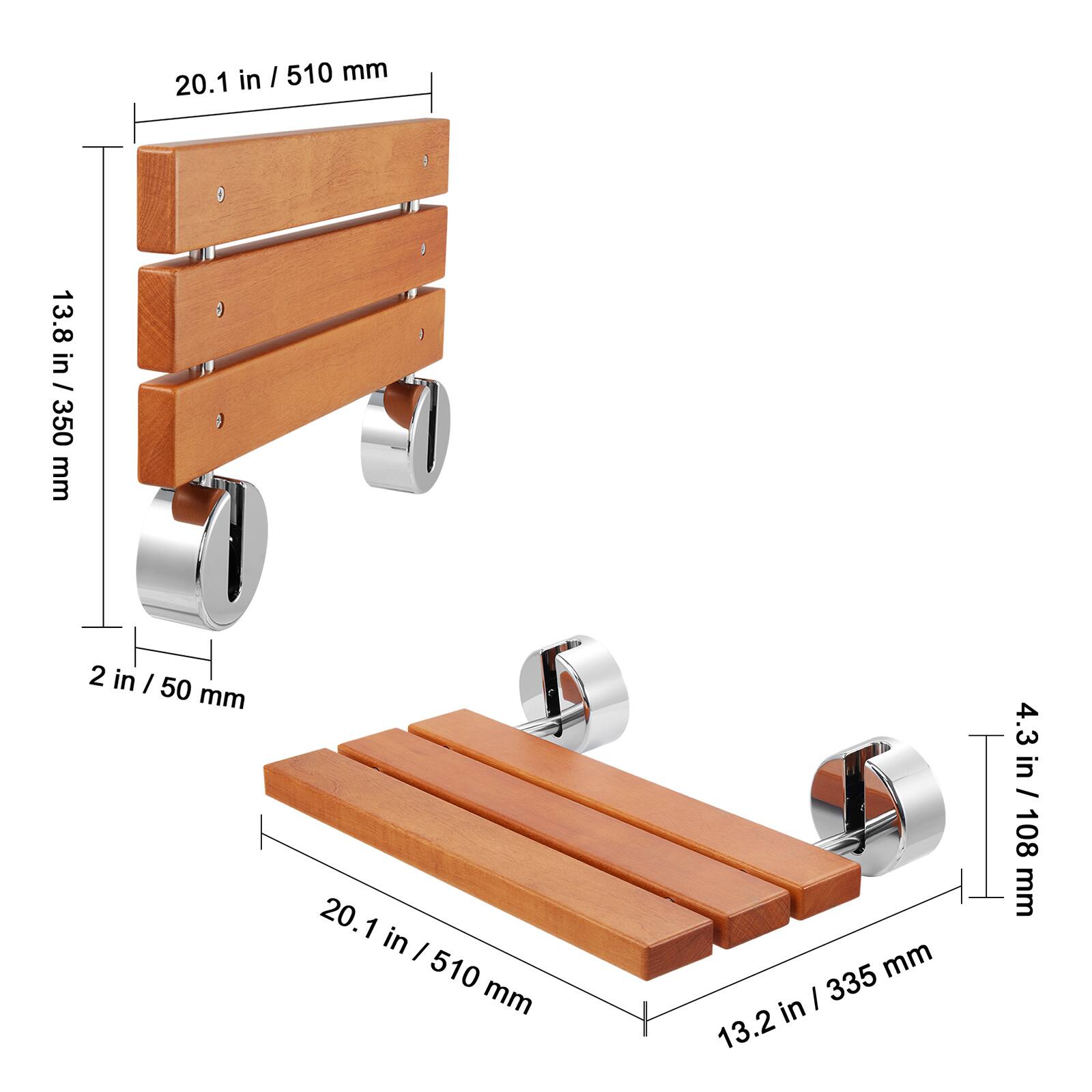 20.1 in / 510 mm  
13.8 in / 350 mm  
2 in / 50 mm  
13.2 in / 335 mm  
4.3 in / 108 mm
