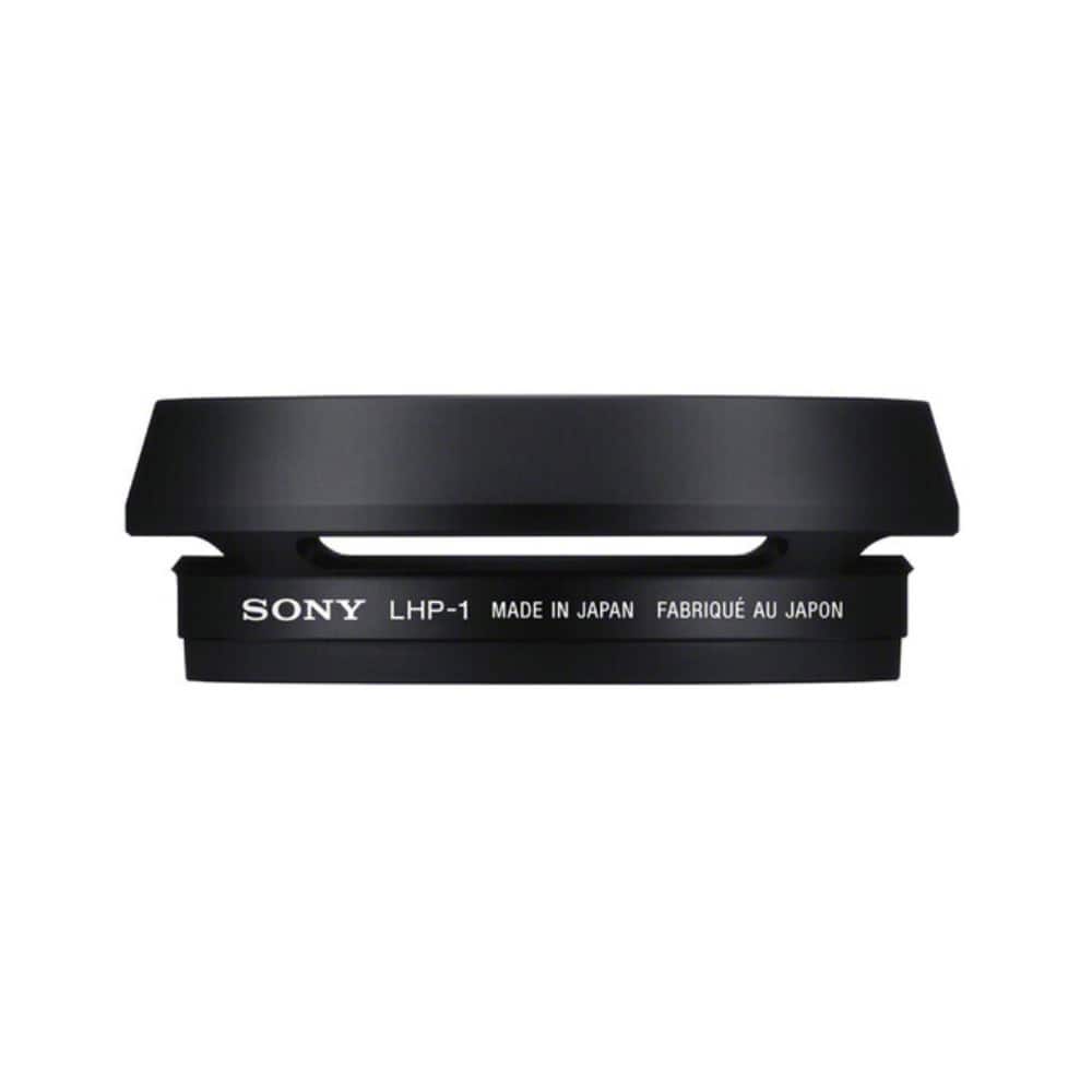 Sony - LHP-1 Lens Hood for RX1 Series Cameras with Metal Bayonet Mount (Black)