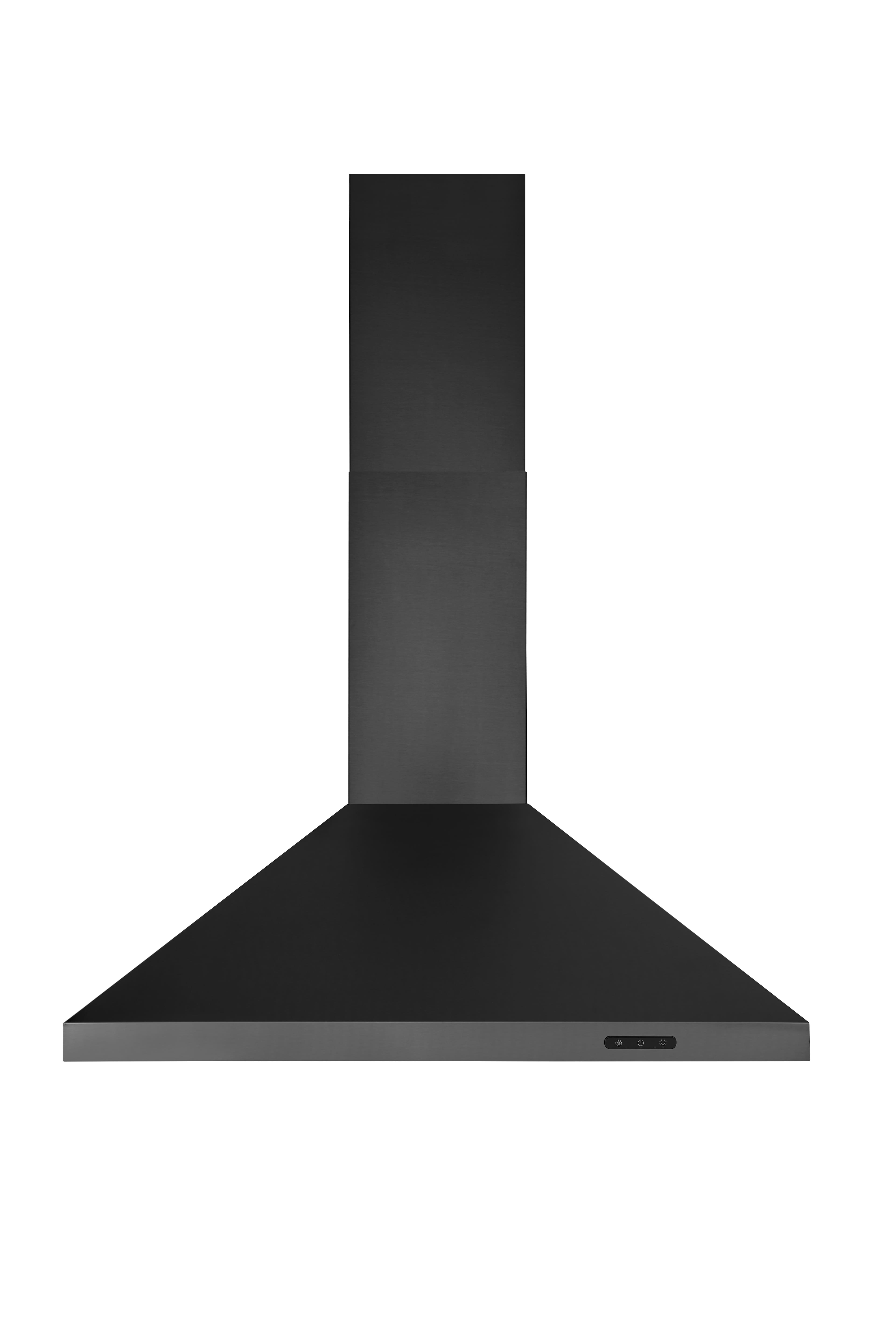 Front. Broan - Broan Elite EW48 Series 30-Inch Pyramidal Chimney Range Hood, 460 Max Blower CFM, Black Stainless Steel - Stainless Steel.