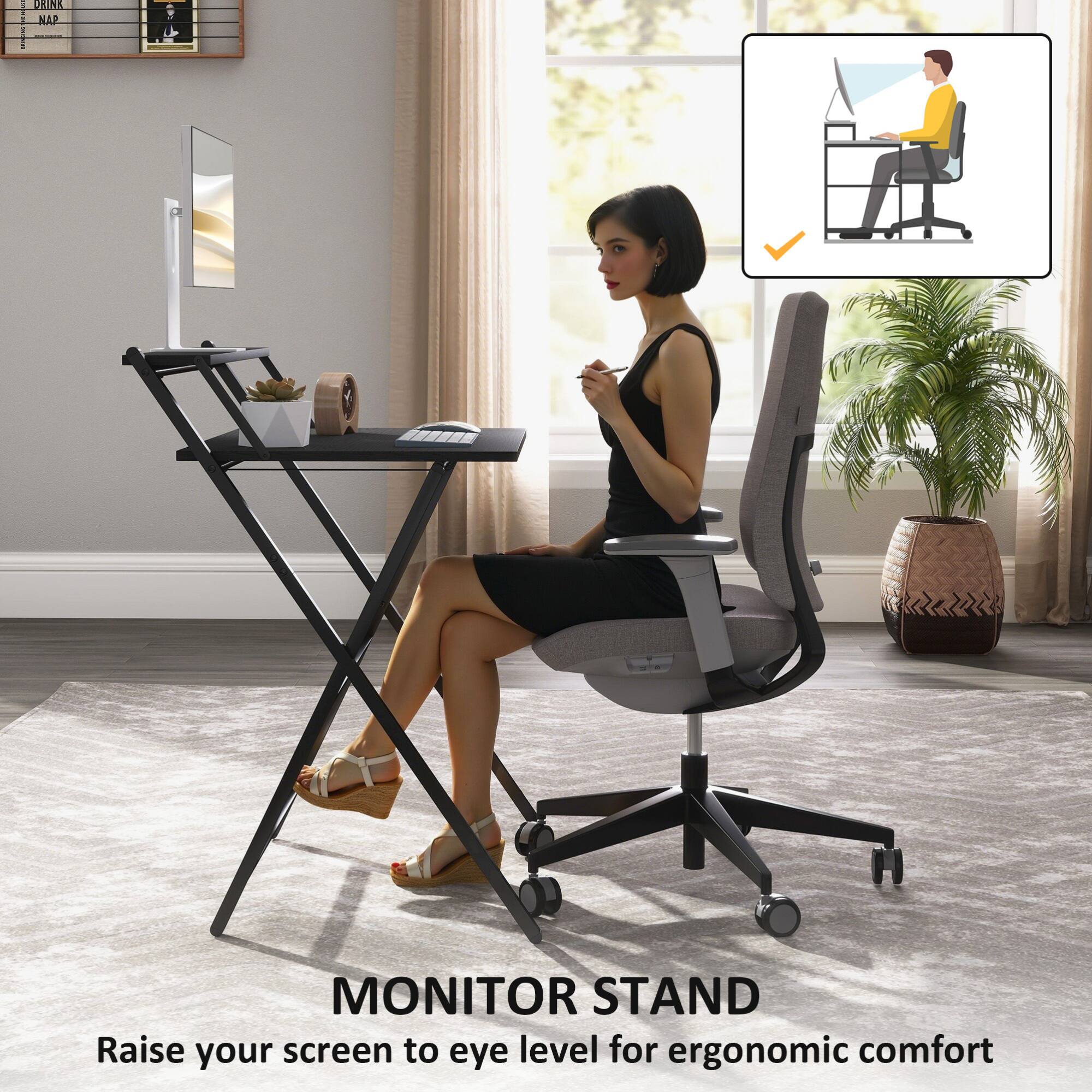 MONITOR STAND  
Raise your screen to eye level for ergonomic comfort