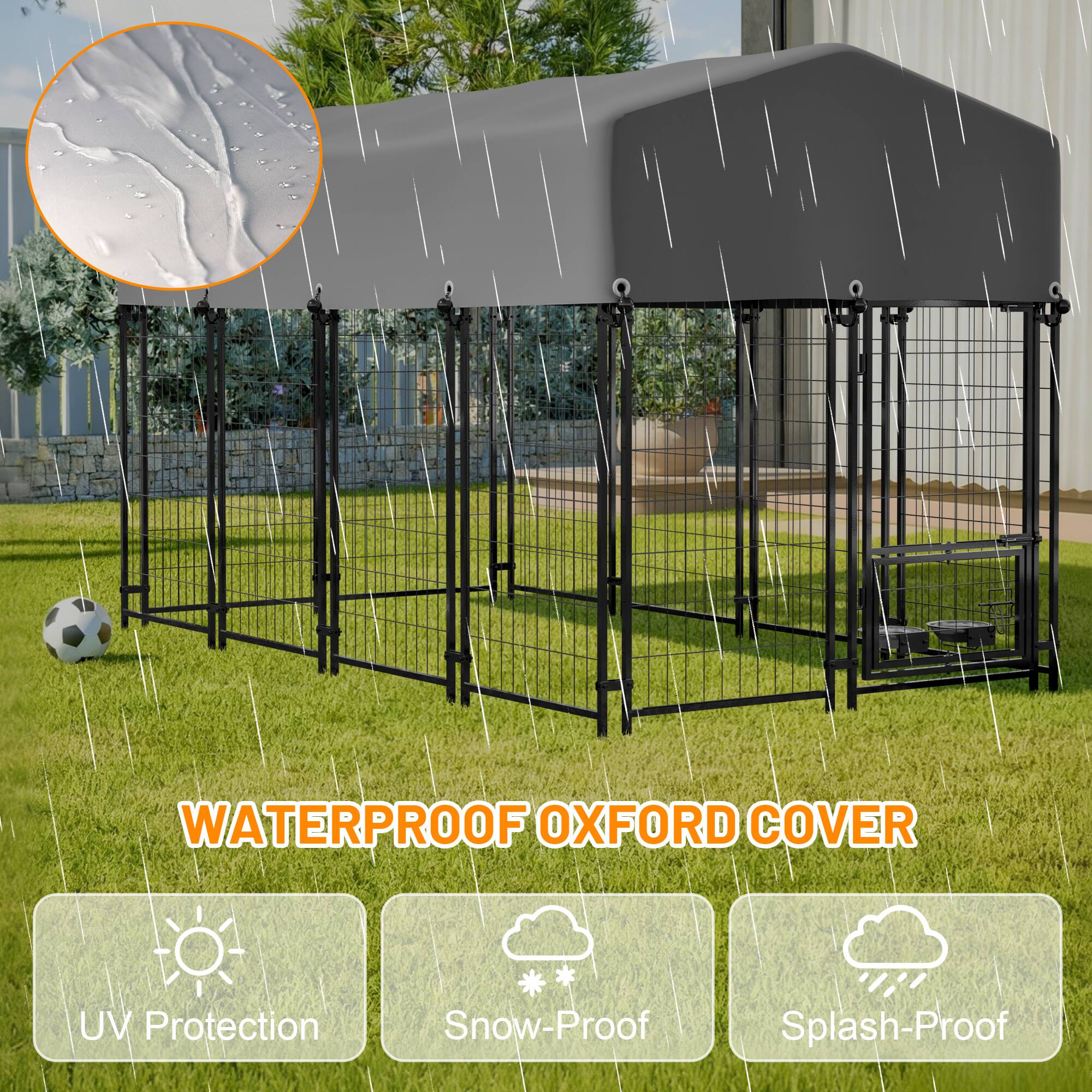 WATERPROOF OXFORD COVER

- UV Protection
- Snow-Proof
- Splash-Proof