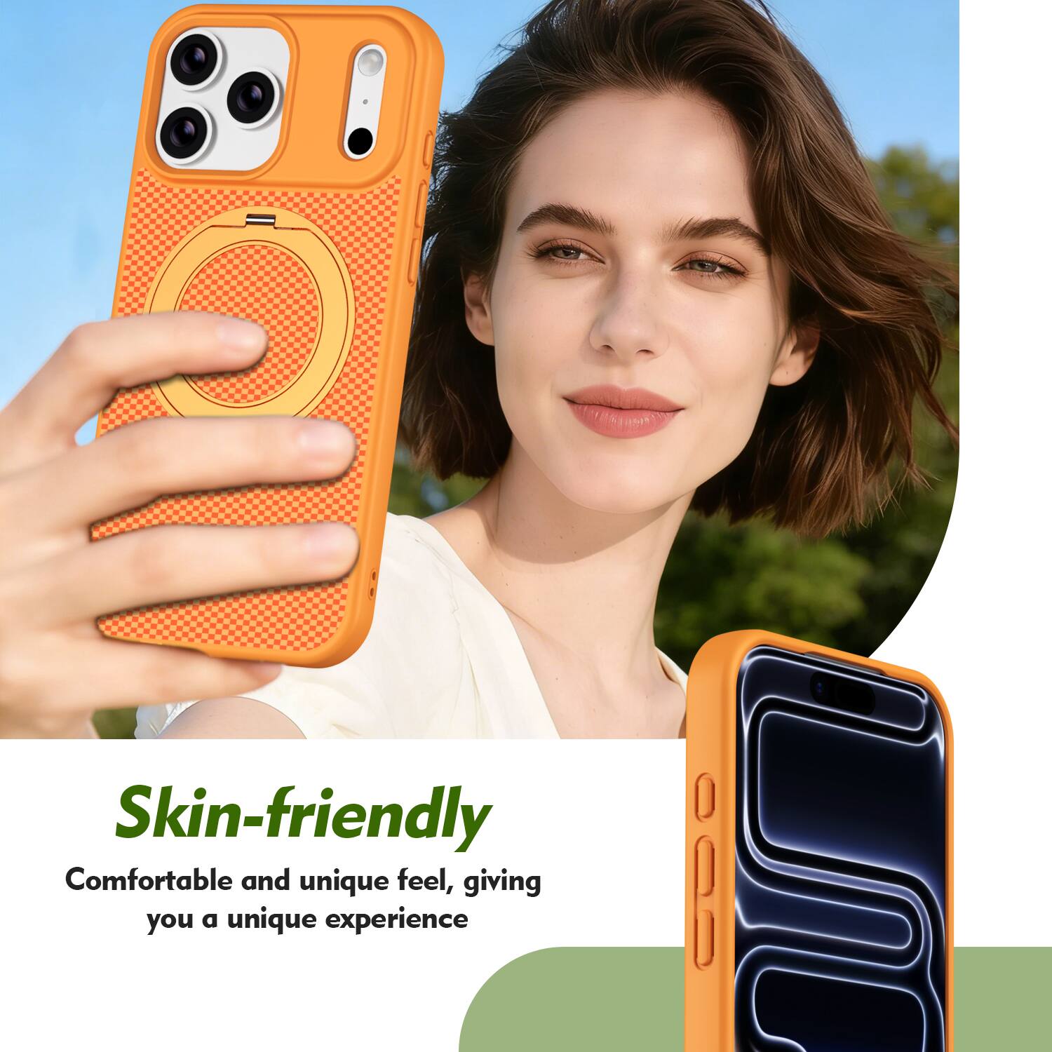 Skin-friendly  
Comfortable and unique feel, giving you a unique experience