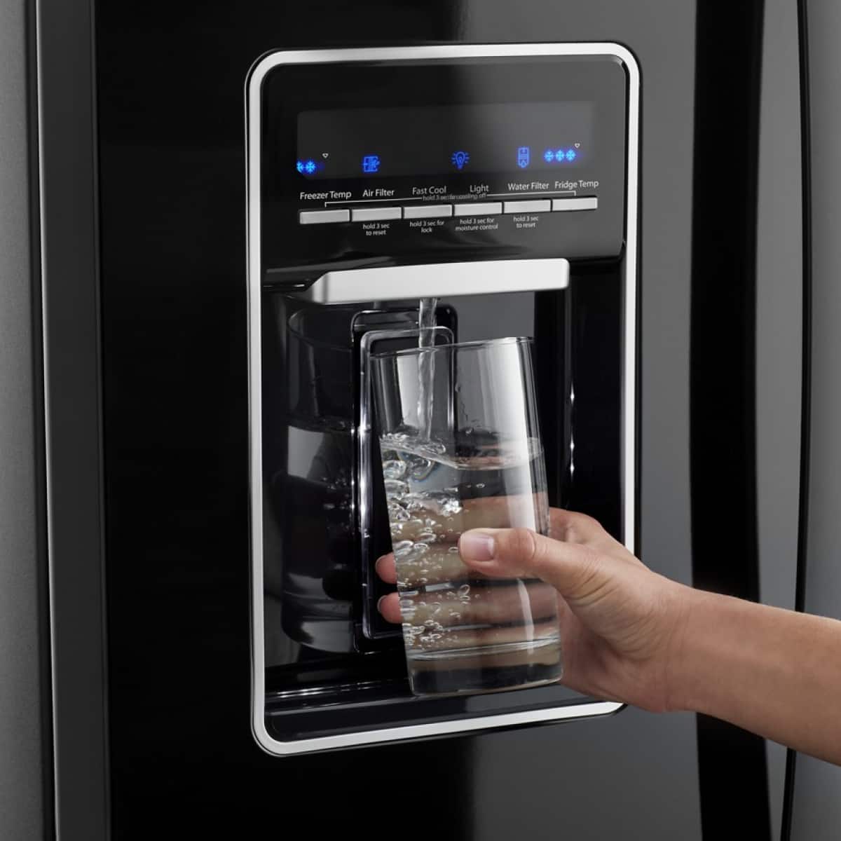 Freezer Temp Air Filter Fast Cool Light Water Filter Fridge Temp hold Nold check to turn on