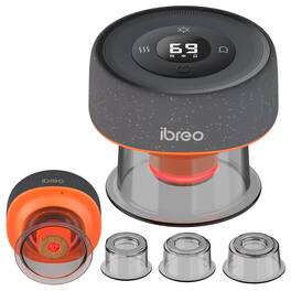 iBreo - Pulse Pro Cupping Therapy Massager - Gray