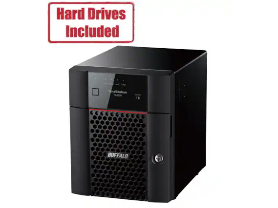 Hard Drives Included - INFO ERROR LAN1 LAN2 TeraStation TS3030 PURCTION BUFFALO