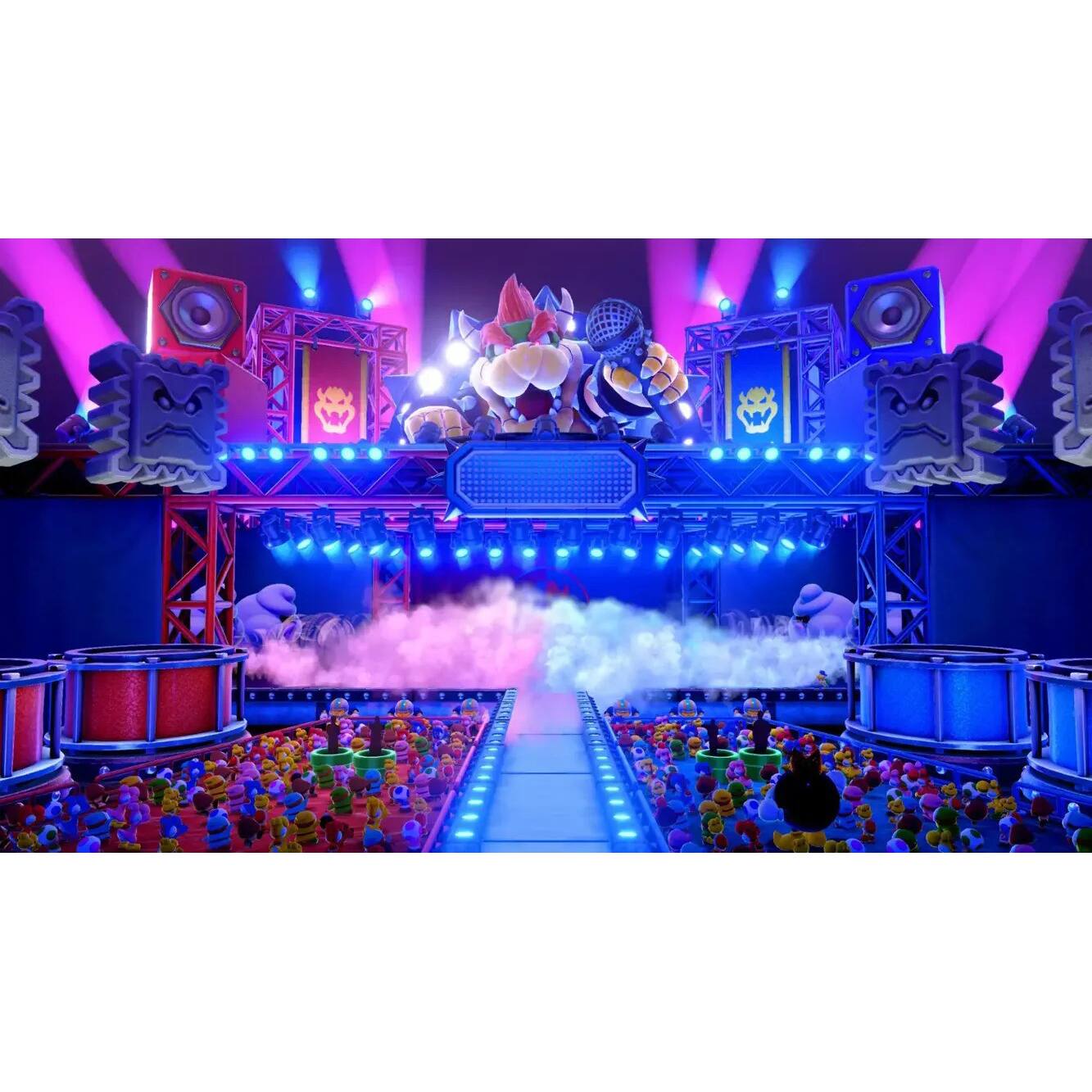 Back. Nintendo - Nintendo Switch 2 Video Game Console with Super Mario Party Jamboree, MightySkins Code and Protective Case Bundle - Charcoal.