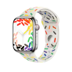 Alt View 11. Apple - 45mm Pride Edition Sport Band - M/L - Pride Edition.