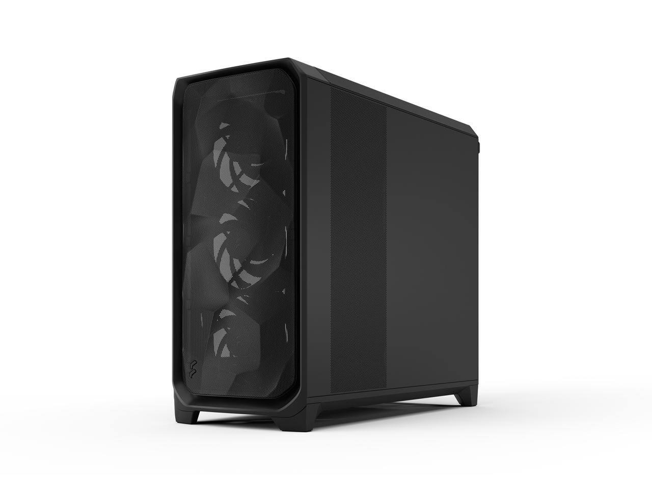 Alt View 2. Fractal Design - Fractal Design Meshify 3 XL E-ATX Full Tower PC Case - Black Chassis with Light Tinted TG Side Panel - Black.