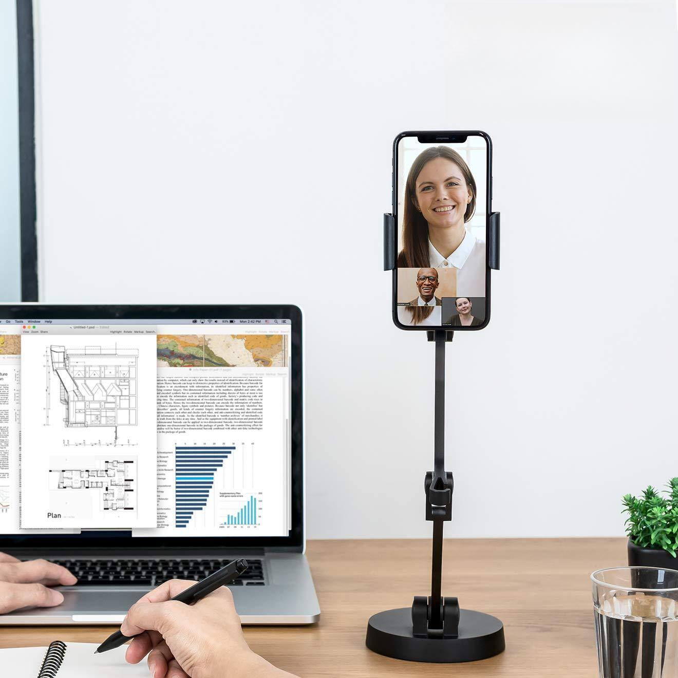 Alt View 2. PO3TICJUNKI3 - Uplift Multi angle Arm For Smartphones Multi jointed Phone Holder Visual Communication And Presentations - Default.