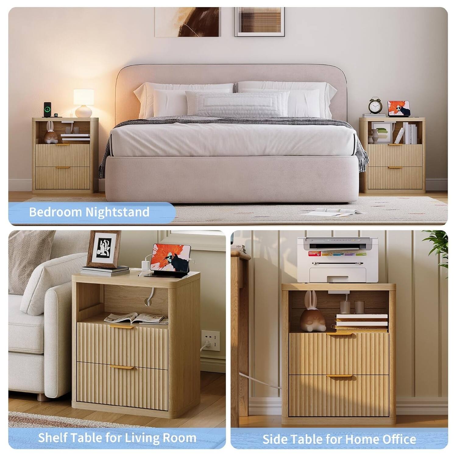 - Bedroom Nightstand
- Shelf Table for Living Room
- Side Table for Home Office