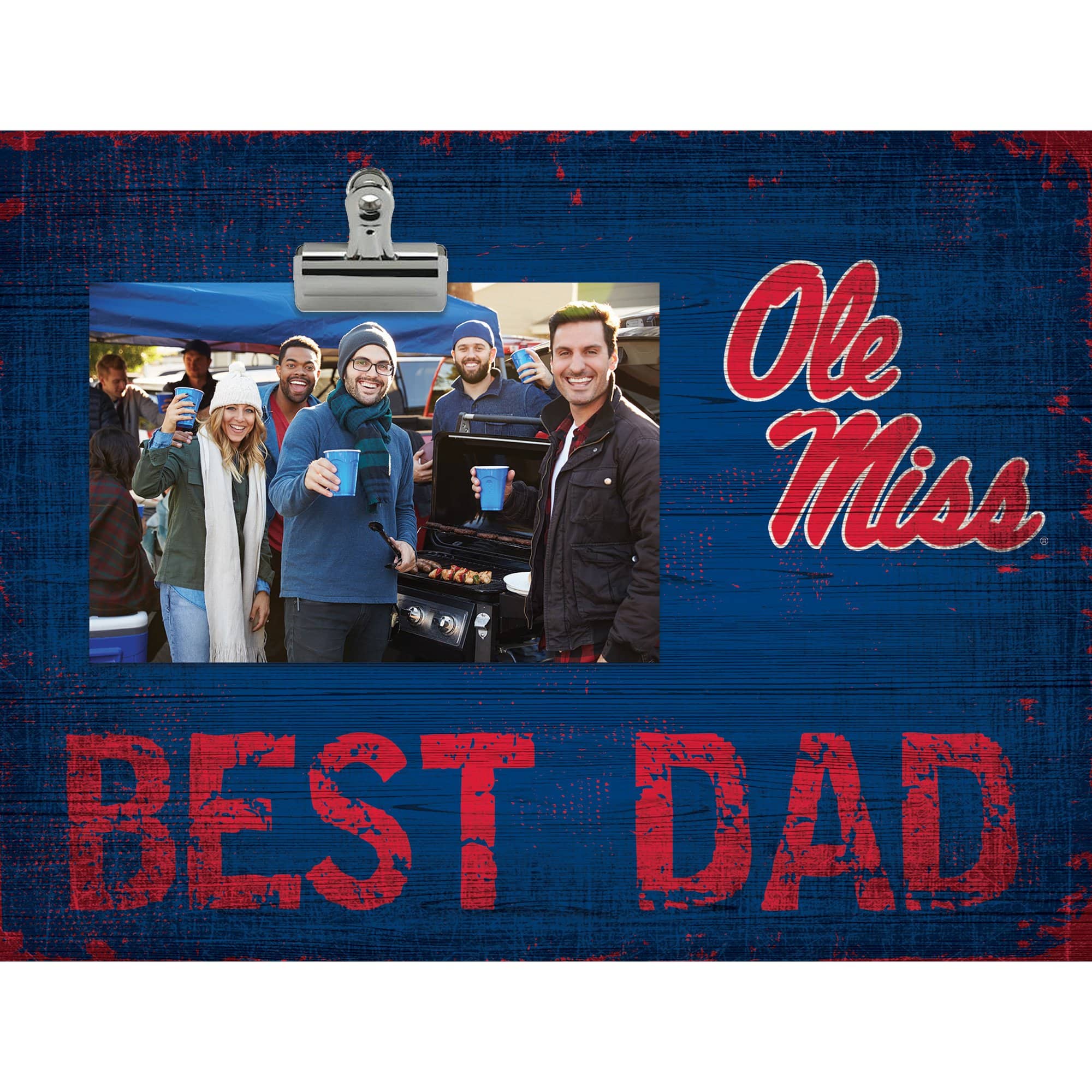 Fan Creations - Ole Miss Rebels 8'' x 10.5'' Best Dad Clip Frame - Multicolor price history on PriceWatchPro