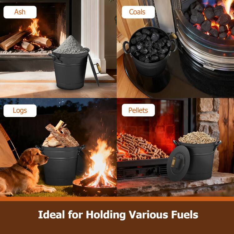 Ash  
Coals  
Logs  
Pellets  

Ideal for Holding Various Fuels