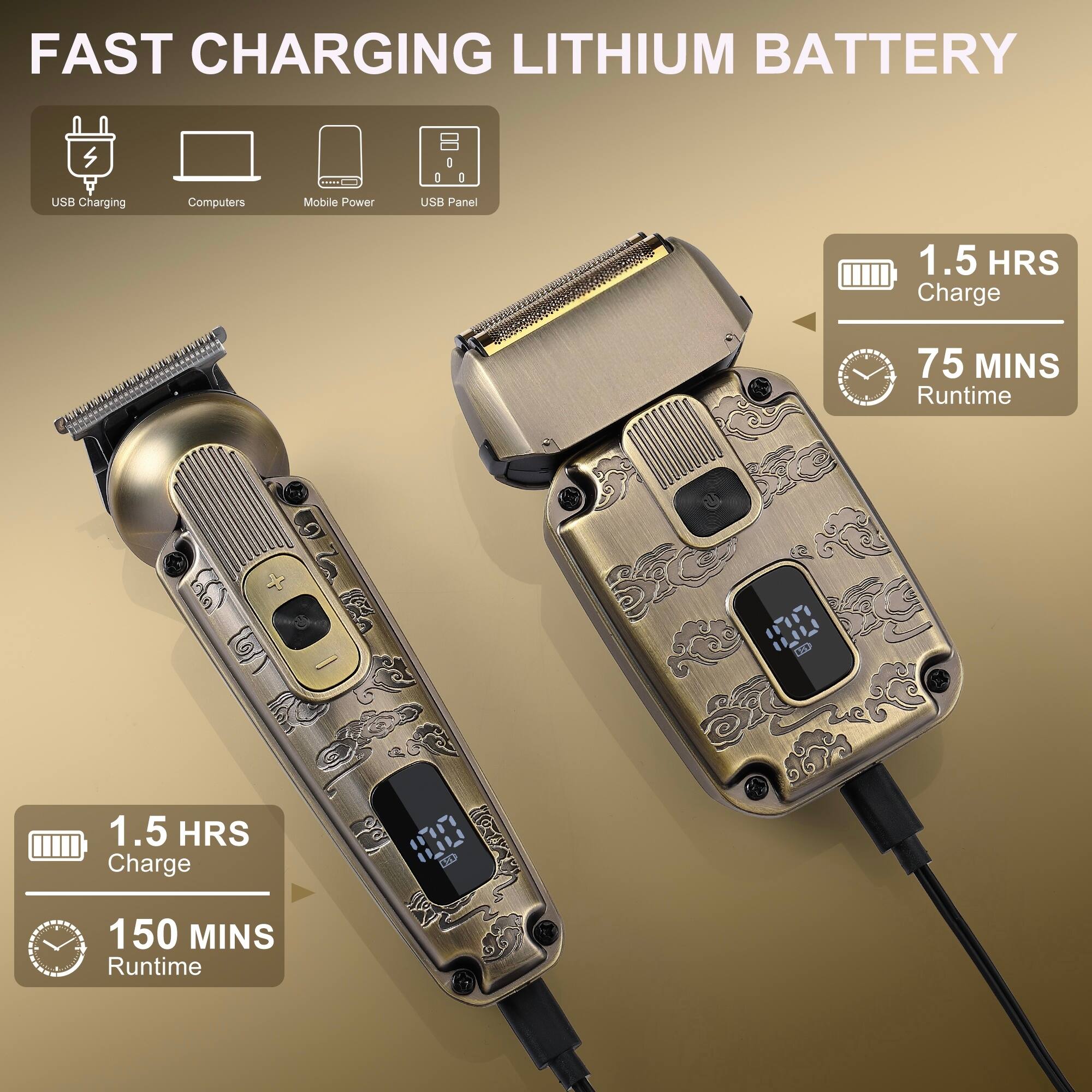 FAST CHARGING LITHIUM BATTERY

USB Charging
Computers
Mobile Power
USB Panel

1.5 HRS Charge
75 MINS Runtime

1.5 HRS Charge
150 MINS Runtime