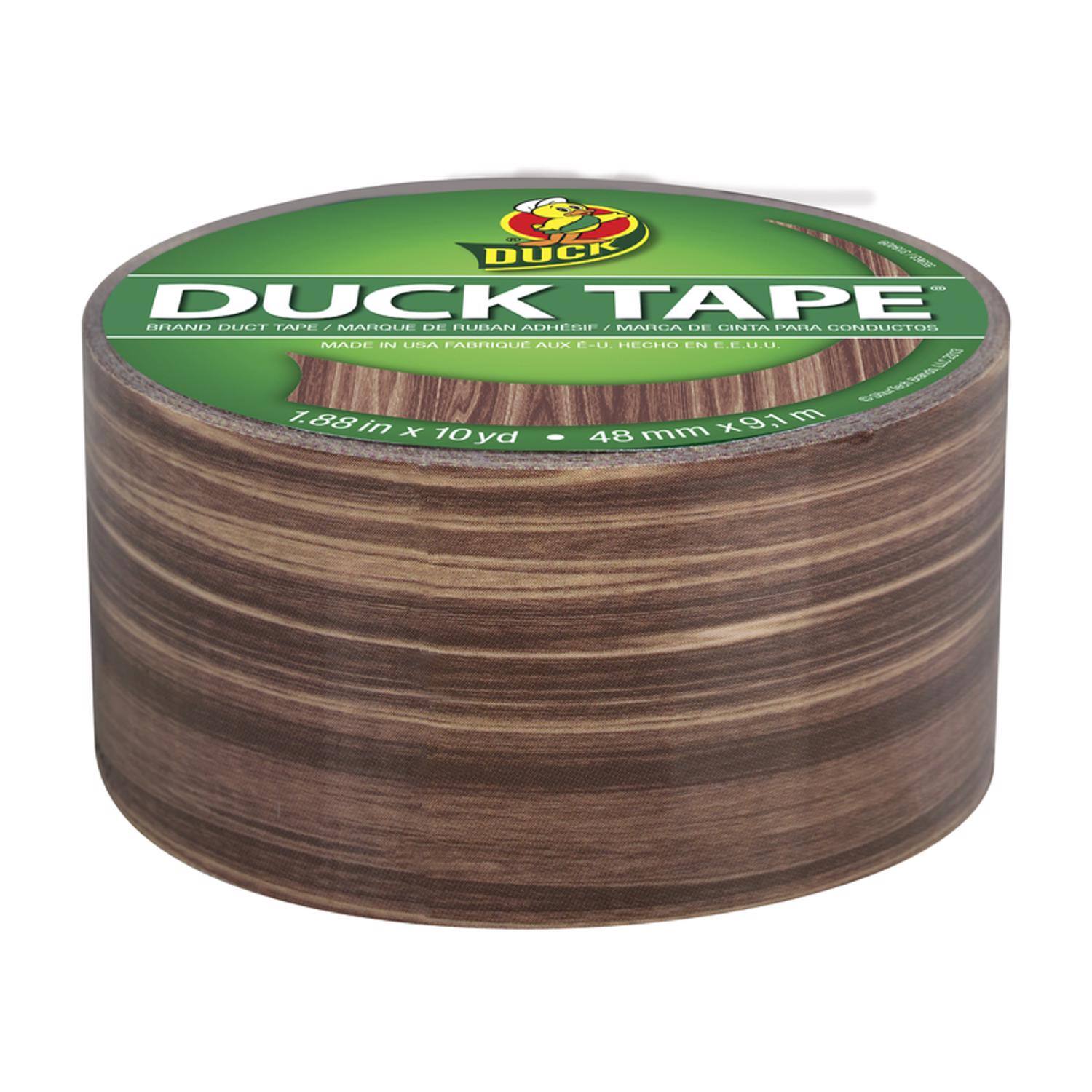 DUCK TAPE  
BRAND DUCT TAPE / MARQUE DE RUBAN ADHÉSIF / MARCA DE CINTA PARA CONDUCTOS  
MADE IN USA / FABRIQUÉ EN E.U.U.  
1.88 in x 10 yd / 48 mm x 9.1 m