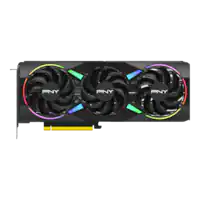 PNY - GeForce RTX 5070 12GB ARGB OC GDDR7 PCI Express 5.0 Graphics Card with Triple Fan - Black - Front_Zoom