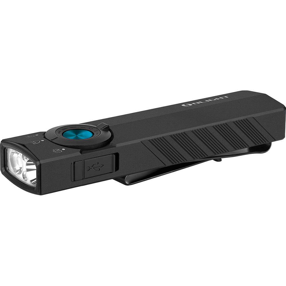 Alt View 3. OLIGHT - ArkPro Lite 1,200 Lumens Flat 3-in-1 Pocket Flashlight ARKPRO LITE - Black.