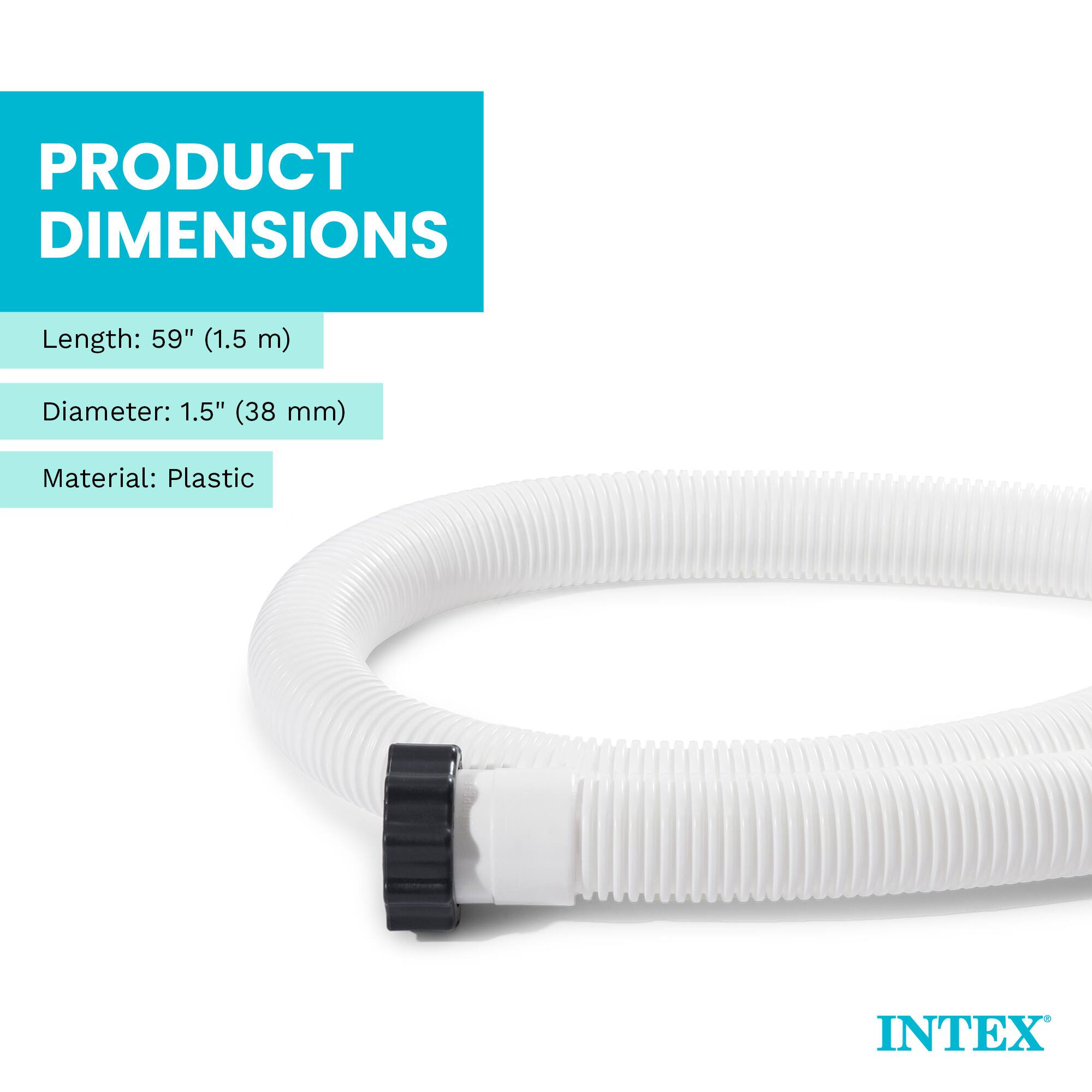 PRODUCT DIMENSIONS  
Length: 59" (1.5 m)  
Diameter: 1.5" (38 mm)  
Material: Plastic  

INTEX