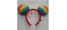Disney - Pride Rainbow Ears "LOVE" headband.