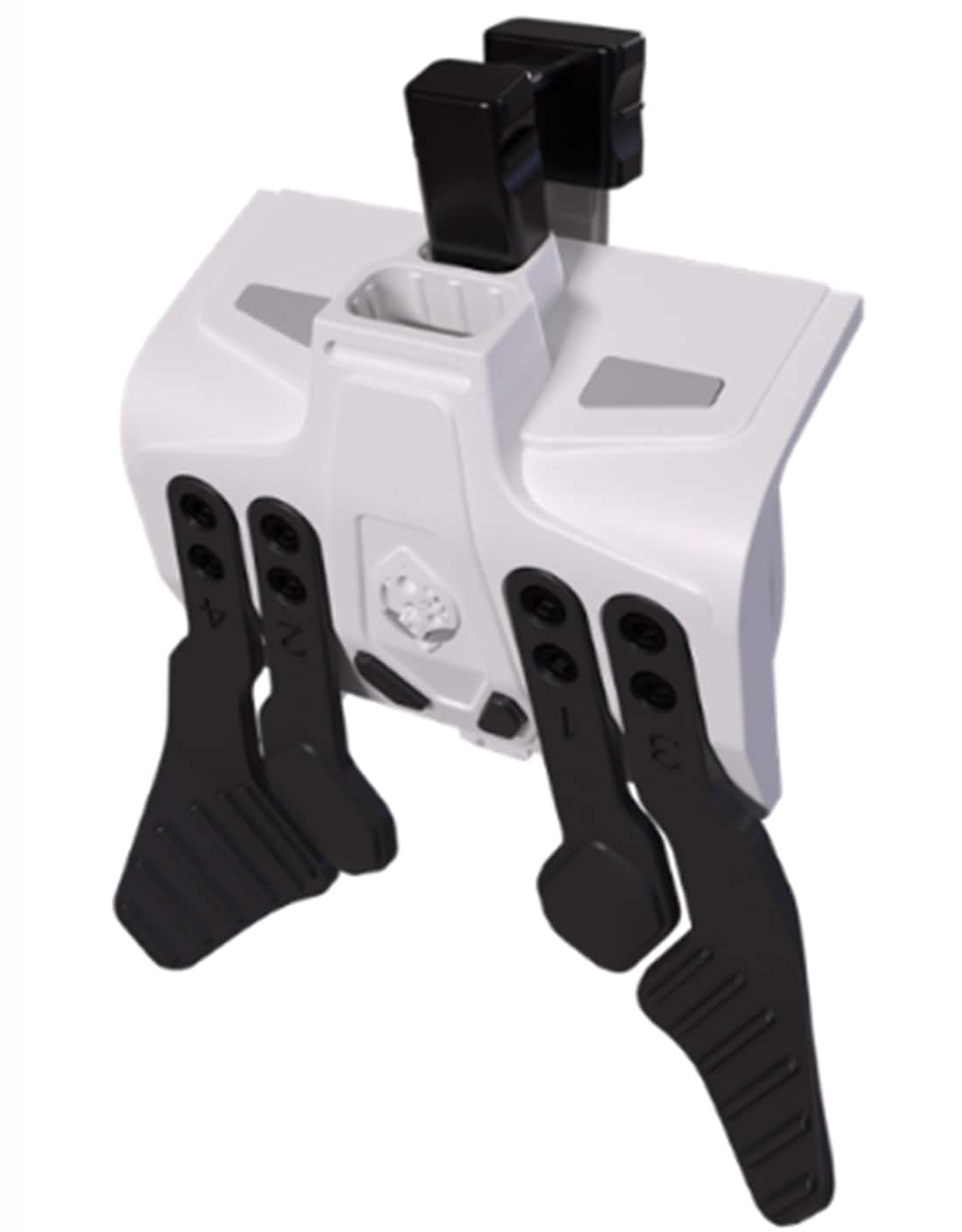 Angle. Collective Minds - Strike Pack Horizon 4 Back Paddle adapter for standard Series X | S and Xbox One Controllers - White.