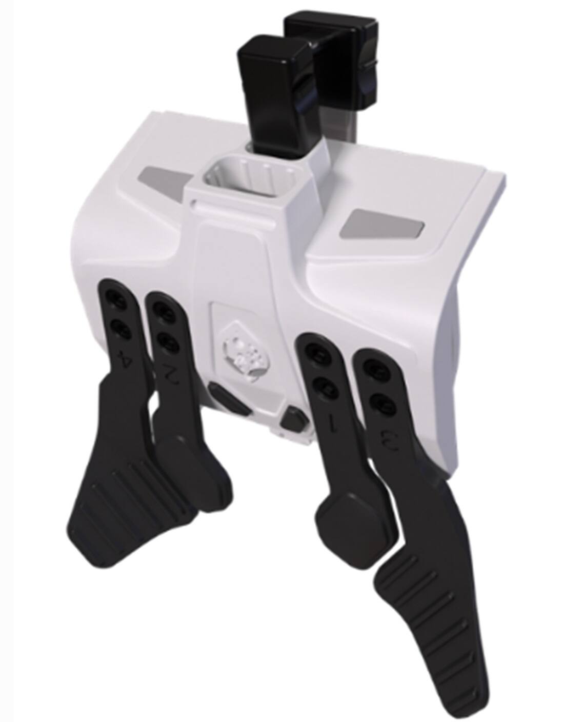 Angle. Collective Minds - Strike Pack Horizon 4 Back Paddle adapter for standard Series X | S and Xbox One Controllers - White.