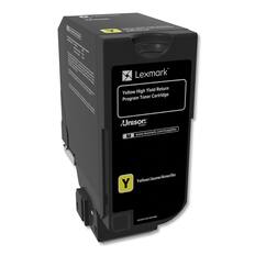 Lexmark
Yellow High Yield Return Program Toner Cartridge
Unison
Yellow/Jaune/Amarillo
www.lexmark.com/supplies
400675-001-6074966
4008675