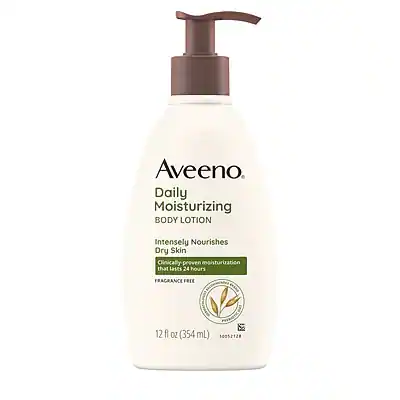 Aveeno
Daily Moisturizing Body Lotion
Intensely Nourishes Dry Skin
Clinically proven moisturization that lasts 24 hours
Fragrance Free
12 fl oz (354 mL)
0052128