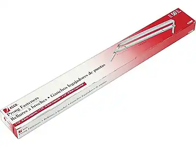 50 Prong Fasteners
Reliures à broches
Ganchos de puntas
Ganchos legajadores de puntas