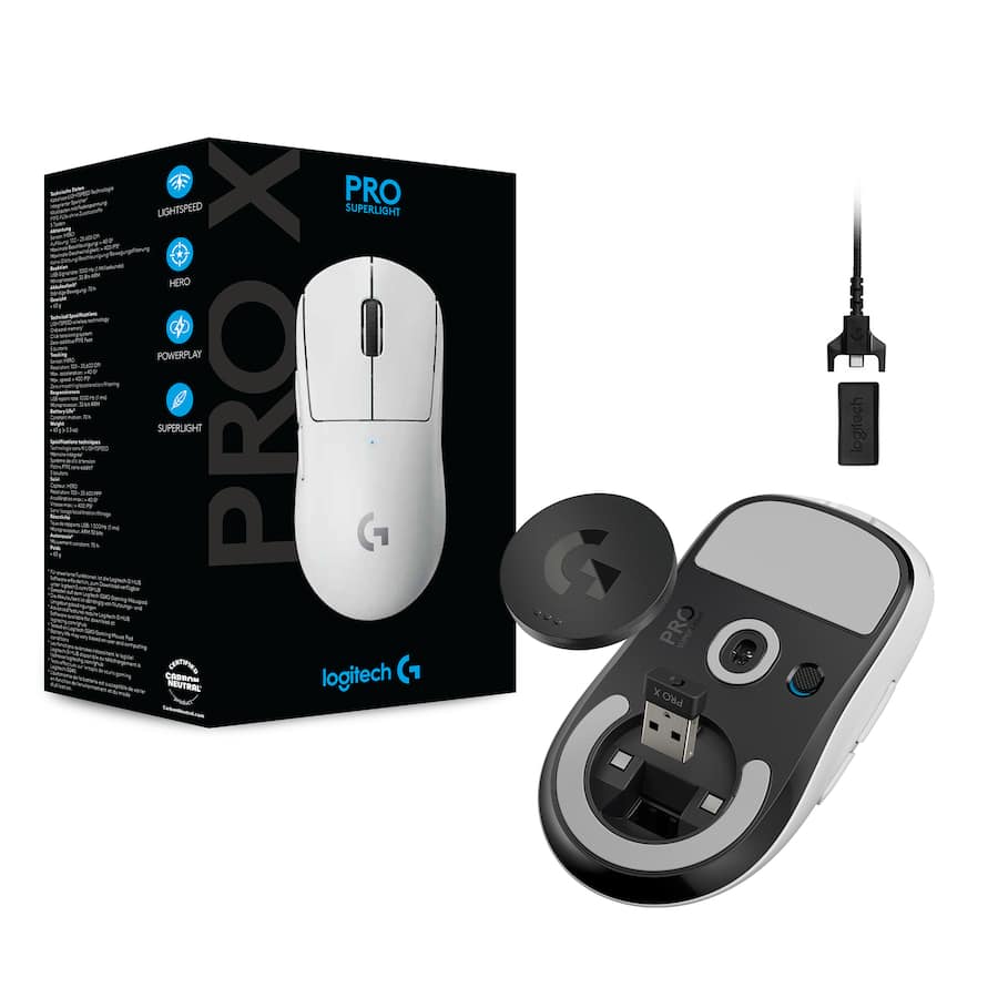 Logitech PRO X SUPERLIGHT Lightweight Wireless Optical Logitech PRO X SUPERLIGHT Lightweight Wireless Optical