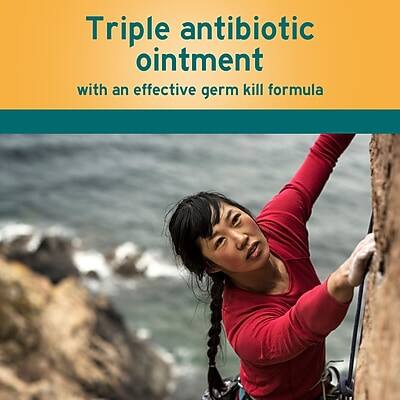 Triple antibiotic ointment  
with an effective germ kill formula