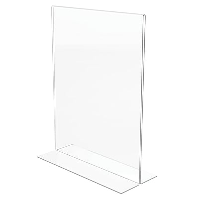 Alt View 1. Staples - Staples Double-Sided Sign Holder, 8.5" x 11", Clear Plastic, 12/Pack (28180) - Clear.