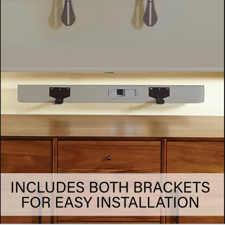 INCLUDES BOTH BRACKETS FOR EASY INSTALLATION