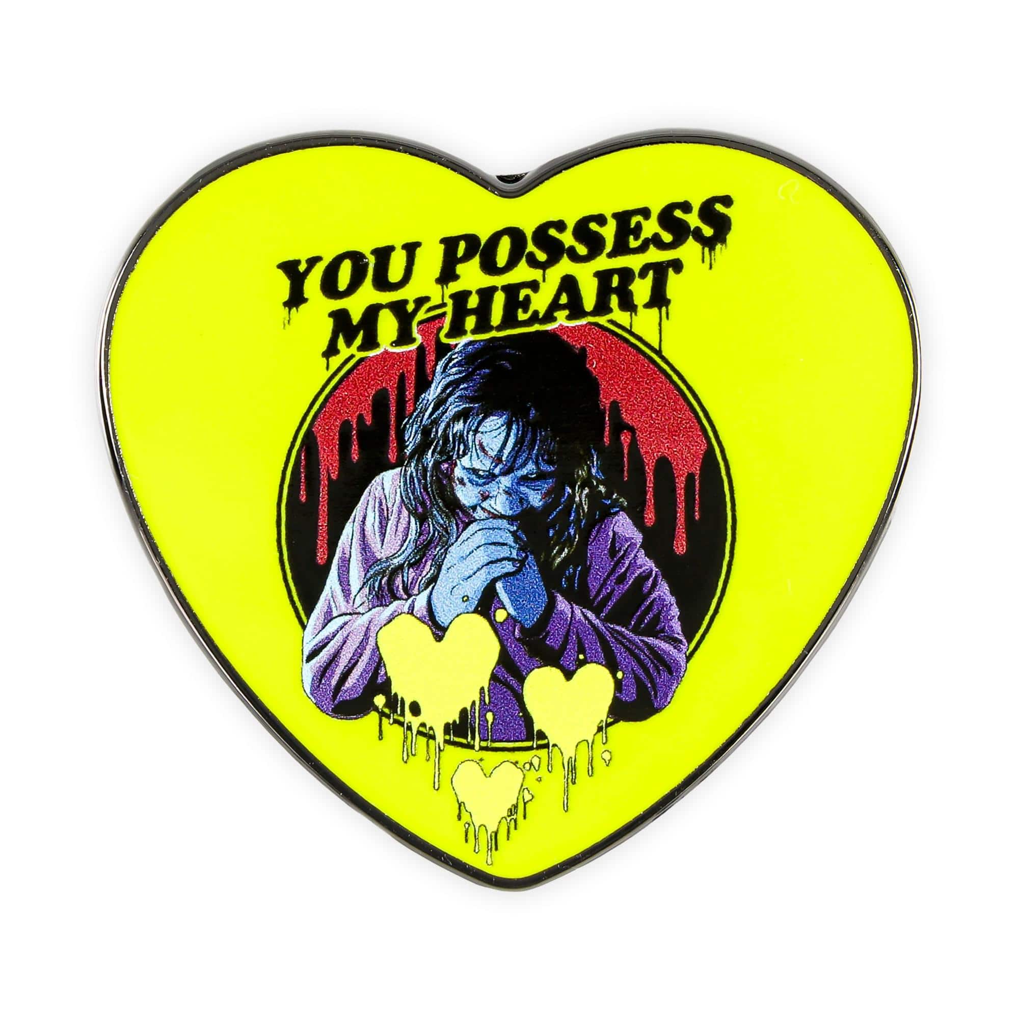 "SalesOne LLC - The Exorcist ""You Possess My Heart"" Enamel Pin - Yellow" price history on PriceWatchPro