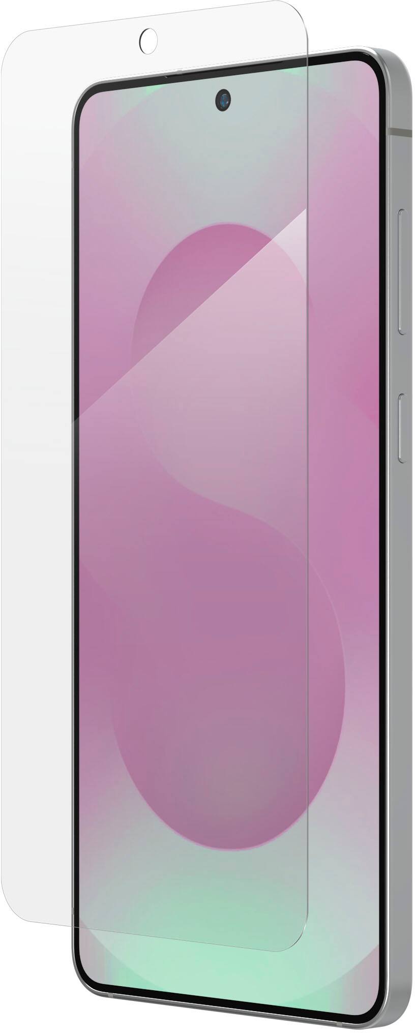 Left. ZAGG - Glass+ Defense Anti-Reflective Lens Protector for Samsung Galaxy S25 Edge - Clear.