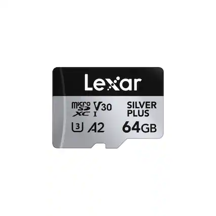 Lexar Micro V30 SILVER PLUS XC I A2 64GB