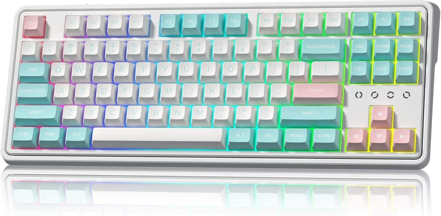 ESC F1 F2 F3 F4 F5 F6 F7 F8 F9 F10 F11 F12 PS SL PB

1 2 3 4 5 6 7 8 9 0 - = BACKSPACE

TAB Q W E R T Y U I O P [ ] \

CAPSLOCK A S D F G H J K L ; ' ENTER

SHIFT Z X C V B N M , . / SHIFT

CTRL WIN ALT FN MENU CTRL

INS HOME PGUP DEL END PGDN

! @ # $ % ^ & * ( ) _ + =

O P L : "