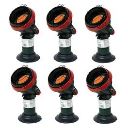 Mr. Heater - F215100 Portable Little Buddy Propane Heater (6-Pack) - Black