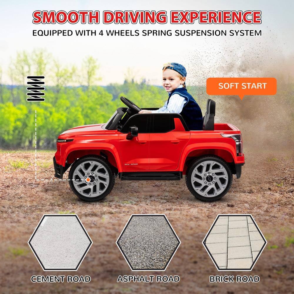 SMOOTH DRIVING EXPERIENCE  
EQUIPPED WITH 4 WHEELS SPRING SUSPENSION SYSTEM  

SOFT START  

CEMENT ROAD  
ASPHALT ROAD  
BRICK ROAD