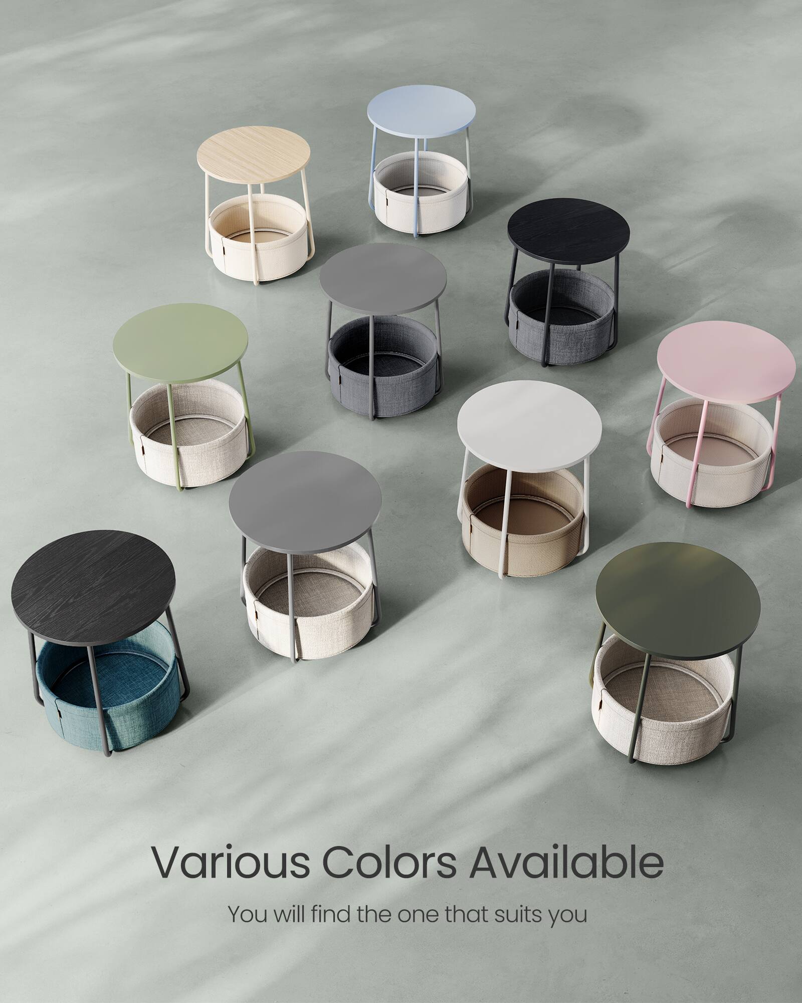 Various Colors Available  
You will find the one that suits you