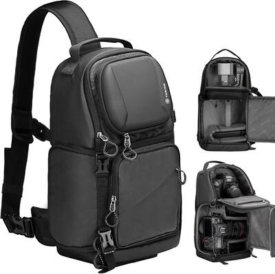 best camera laptop backpack 2018 K&F CONCEPT Backpack,Hardshell Photography DSLR Camera Bag with 15-15.6 Inch Compartment Waterproof Hard Shell Camera Case Compatible with Canon/Nikon/Sony/DJI Mavic Drone : Electronics Camera Gear Best Budget Camera