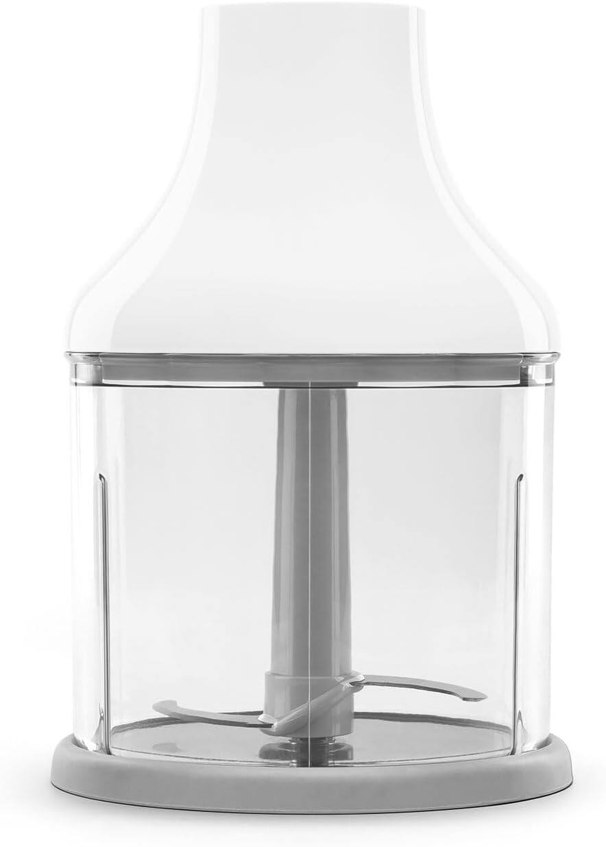 Angle. SMEG - HBF03 Hand Blender with Accessories - White.