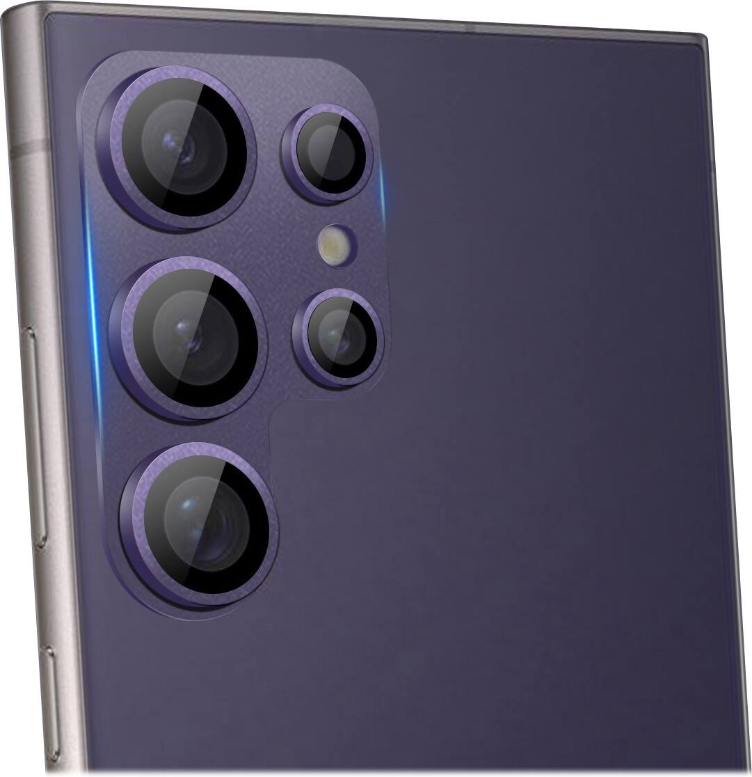 Alt View 11. SaharaCase - ProShock Camera Lens Protector for Samsung Galaxy S24 Ultra (2-Pack) - Violet.