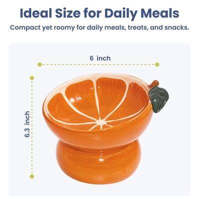 Ideal Size for Daily Meals  
Compact yet roomy for daily meals, treats, and snacks.  
6 inch  
6.3 inch