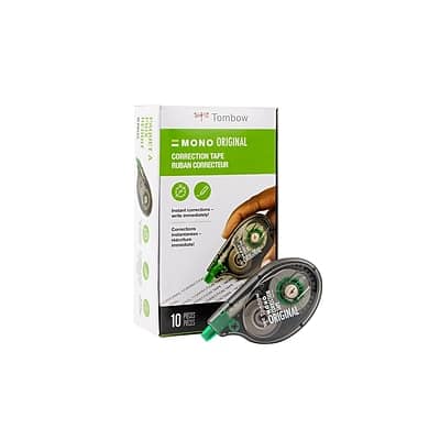 Tombow - MONO Original Correction Tape, 10/Pack - White price history on PriceWatchPro