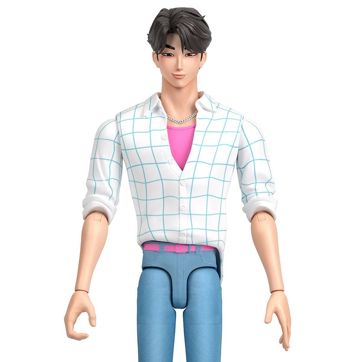 Angle. Mattel - KPop Demon Hunters Saja Boys Jinu Soda Pop Action Figure.
