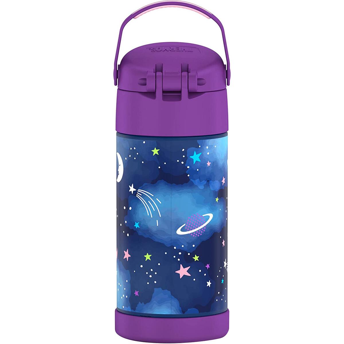 Alt View 1. Thermos - Thermos 12 oz. Kid's Funtainer Insulated Water Bottle - Space Unicorn - Space Unicorn.