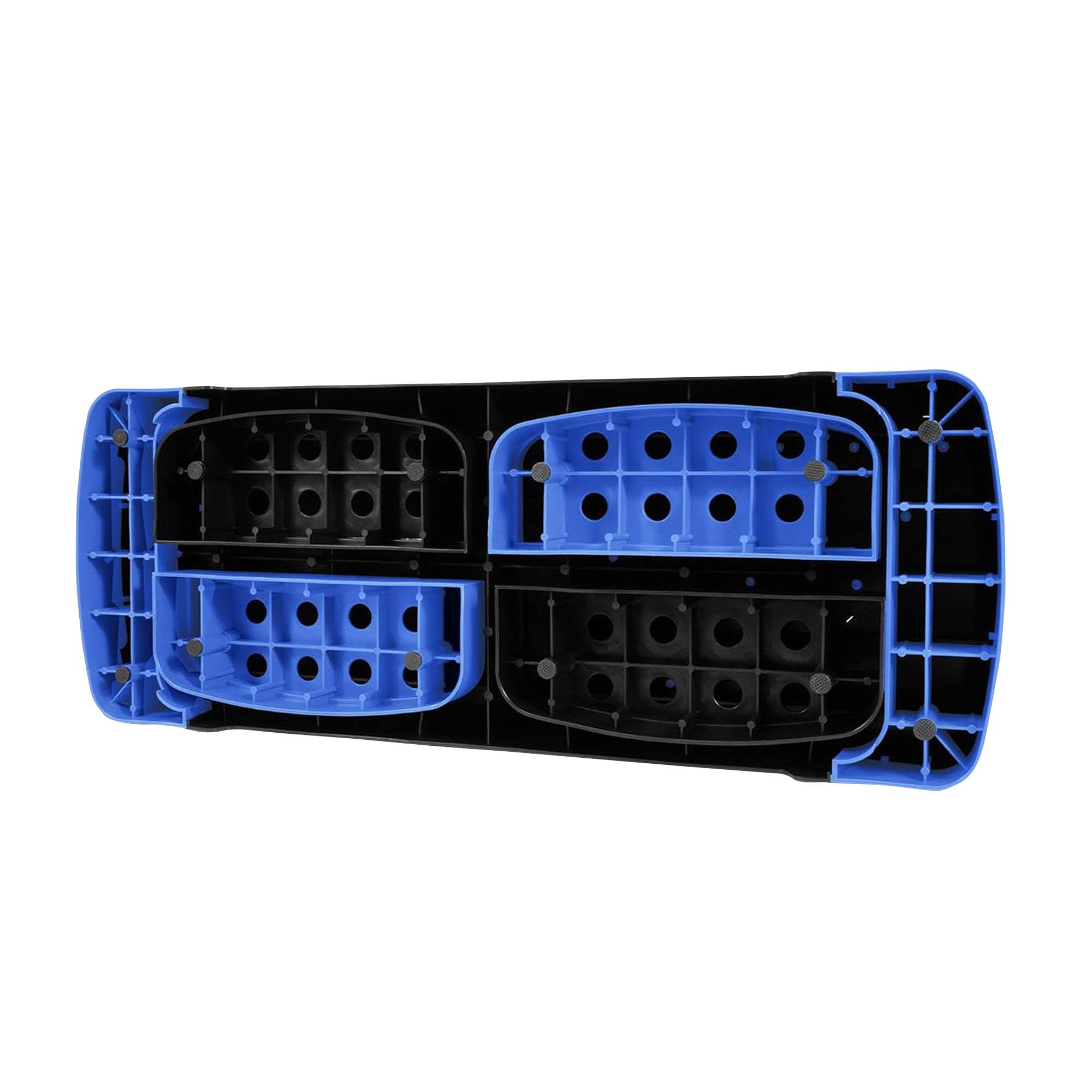 Alt View 5. BalanceFrom Fitness - BalanceFrom Fitness Adjustable Workout Aerobic Step Platform Trainer w/ Raisers - Blue.