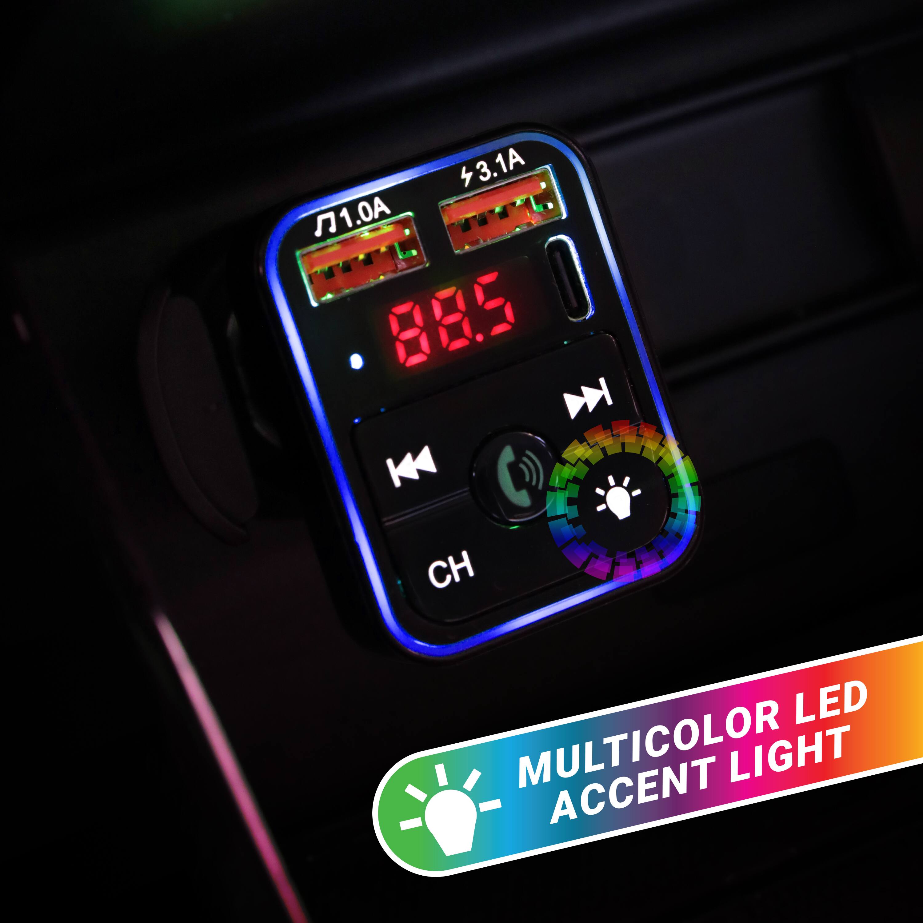 3.1A / 1.0A 885 K CH LED MULTICOLOR ACCENT LIGHT