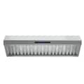 Forno Appliances - 60 inches - Externally Vented - Wall Range Hood - Silver