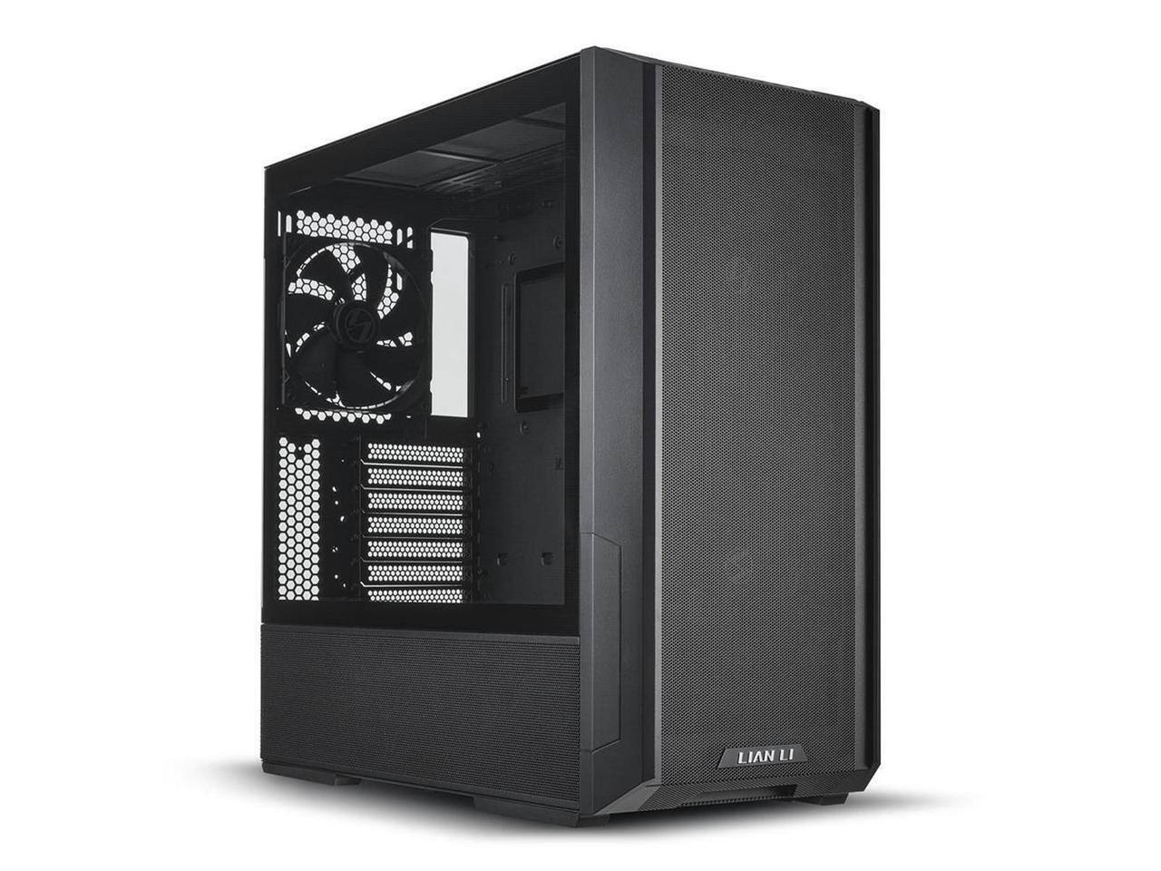 Lian Li LANCOOL 216X Black Steel Tempered Glass ATX Mid Tower with